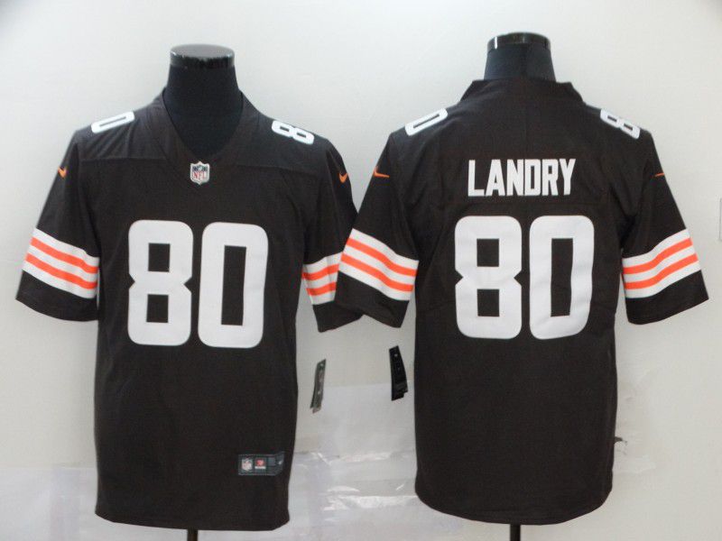 Men Cleveland Browns #80 Landry brown Nike Vapor Untouchable Stitched Limited NFL Jerseys